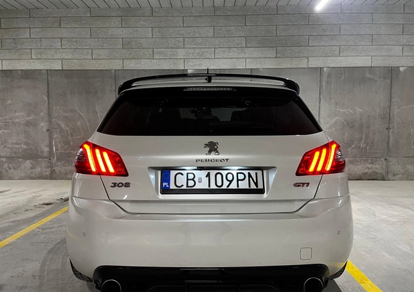 Peugeot 308 cena 69999 przebieg: 144000, rok produkcji 2016 z Bydgoszcz małe 379